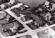 Luftbild des Kreuzungsbereichs Am Haus Borg / Diekamp 