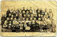 Klassenfoto der 6. Klasse im Jahre 1917 