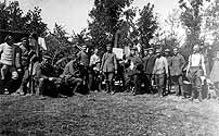 Gruppe von Soldaten im 1. Weltkrieg mit Karl Meierhoff