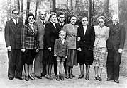 Die aus ihrer ostdeutschen Heimat vertriebene Familie Steinebel