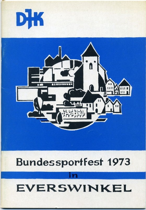 Die Festschrift: Festschrift zum Bundessportfest 1973 mit der Austragung der Tischtennis-Meisterschaften in Everswinkel