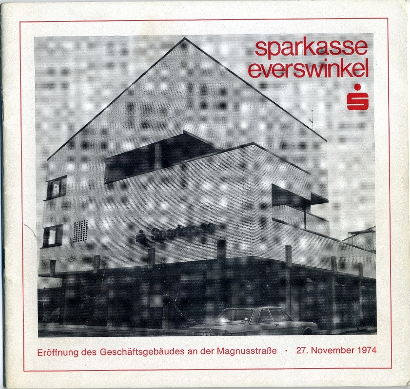 Die Festschrift: Sparkasse Everswinkel - Festschrift zur Eröffung des Gebäudes Am Magnusplatz