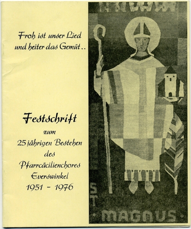 Die Festschrift: 25 Jahre Pfarrcäcilienchor Everswinkel 1951 - 1976