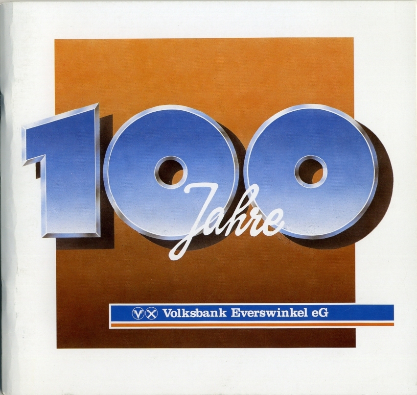 Die Festschrift: 100 Jahre Volksbank Everswinkel