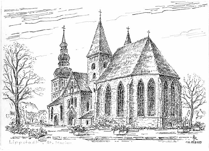 Die St.–Marien–Kirche in Lippstadt