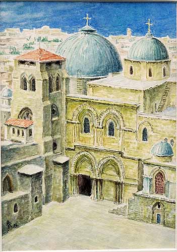 Jerusalem, St.–Georg–Kloster in Wadi