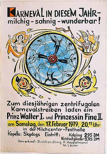 Plakat zum Kolping–Karnevalsfest 1979