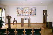 Triptychon  in der Kapelle in einem Altenwohnheim in Hagen