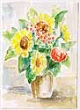 Sonnenblumen in der Vase