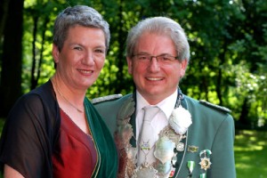 Heidi Rutsch und Schützenkönig Franz-Josef Rutsch