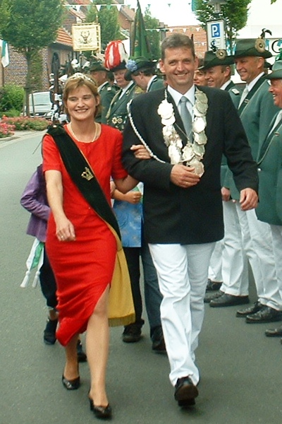  König Bernd I. Schulze Zurmussen und Königin Marita II. Schlütern